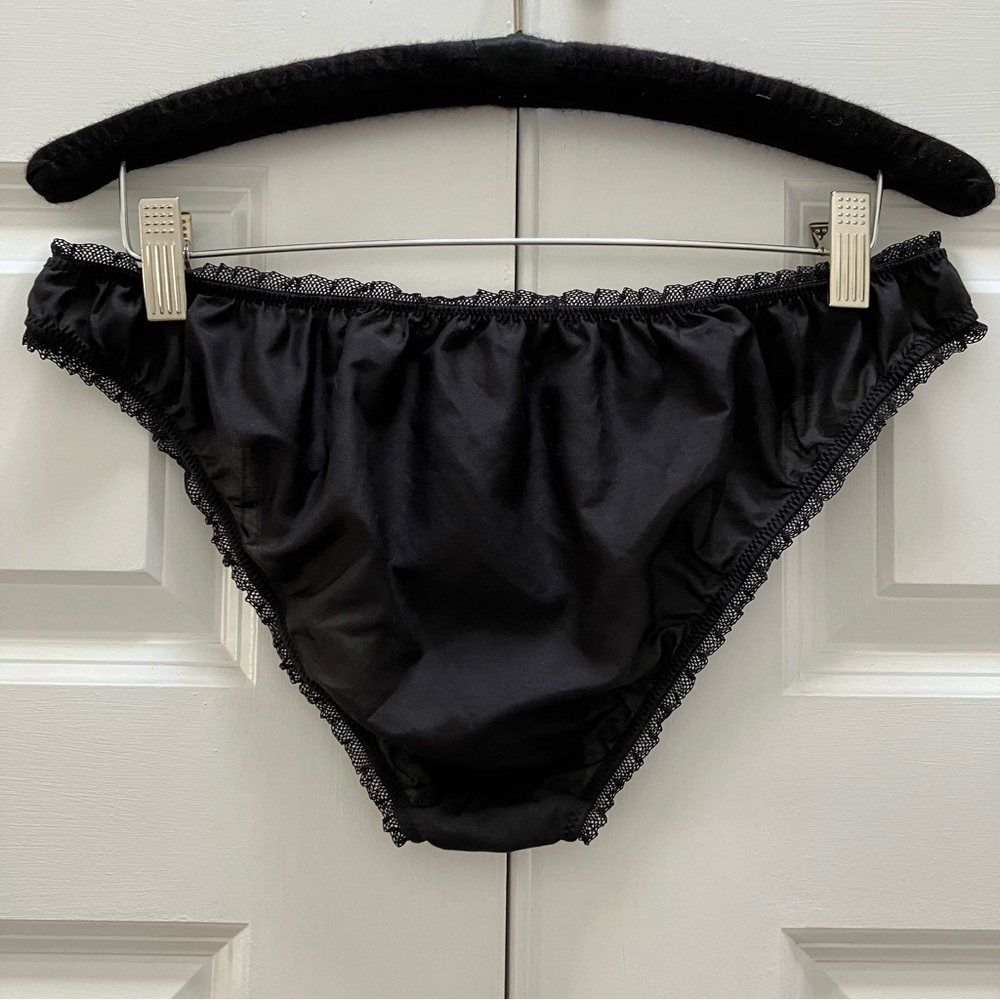 New Stella McCartney Monday Days Of The Week Panties Floral Embroidered Large - Picture 3 of 8